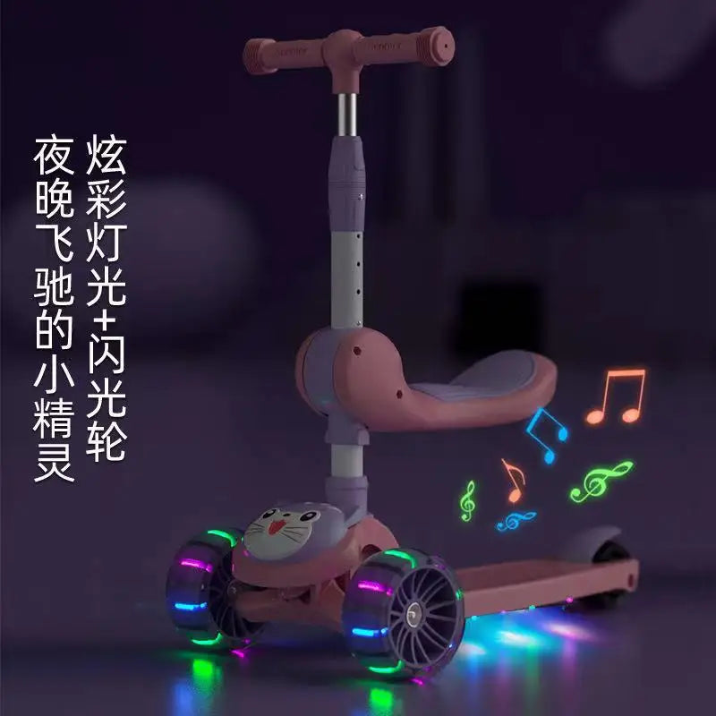 3-in-1 Music Light Scooter