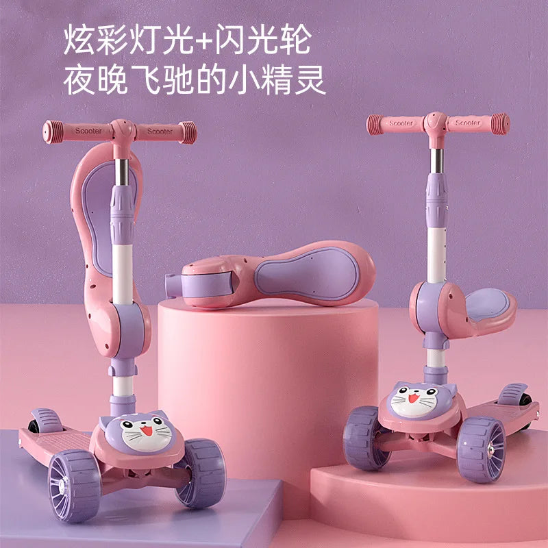 3-in-1 Music Light Scooter