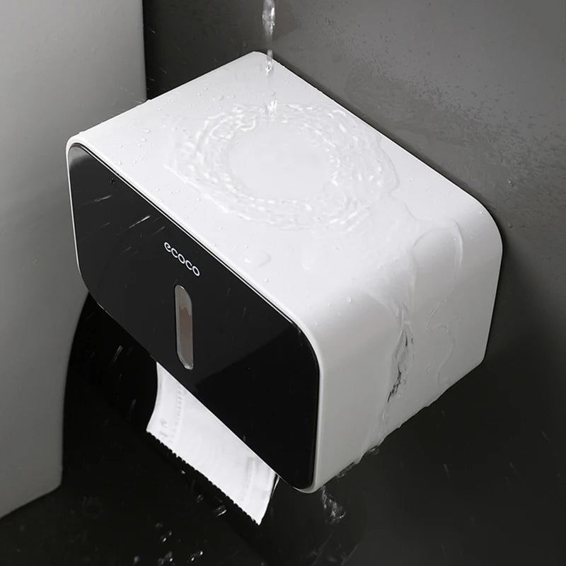 Wall-Mounted Tissue Box Dispenser