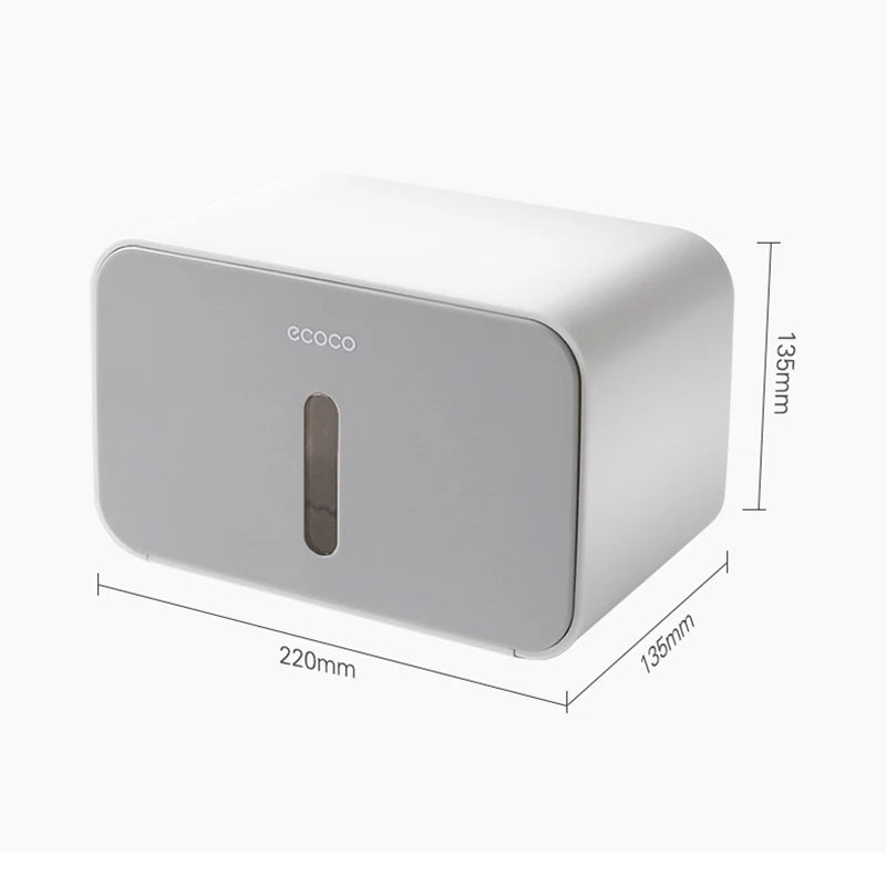 Wall-Mounted Tissue Box Dispenser