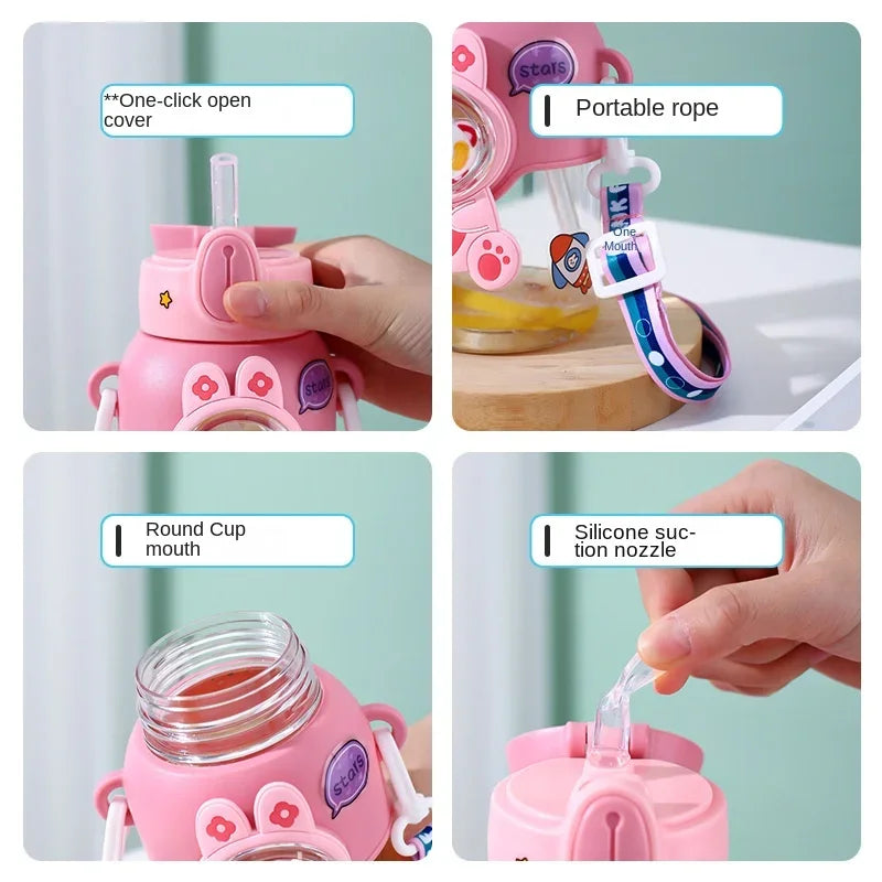 Cartoon Kids Water Bottle 600ML