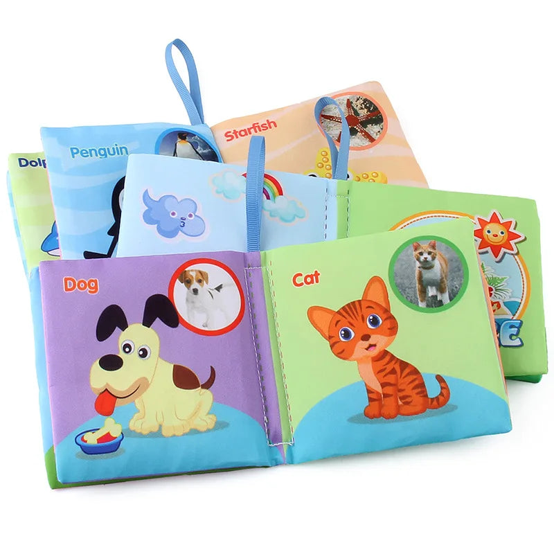 Montessori Soft Baby Cloth Book