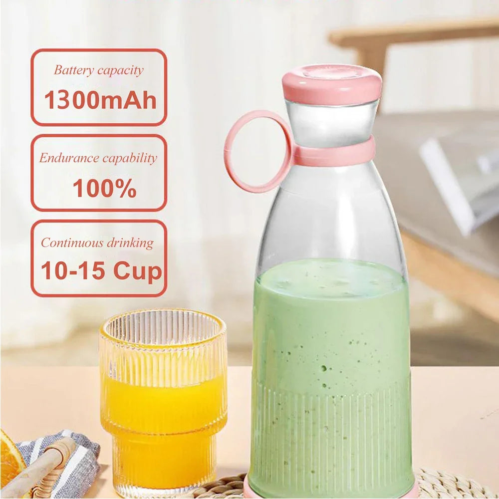 Portable USB Rechargeable Fruit Blender