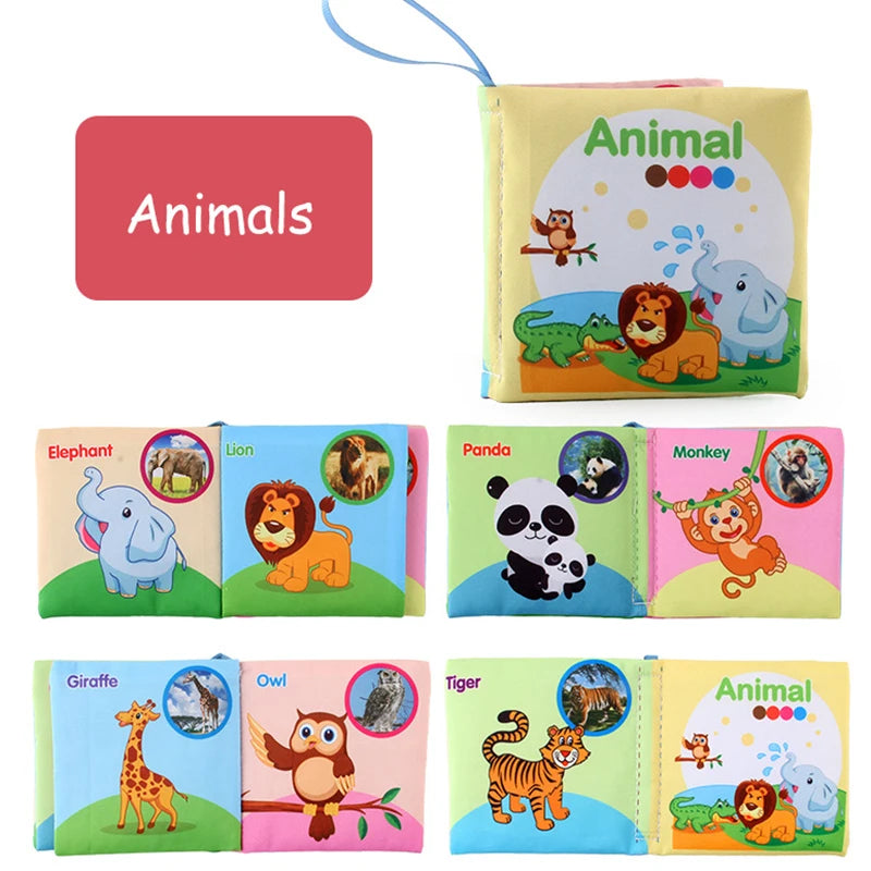 Montessori Soft Baby Cloth Book
