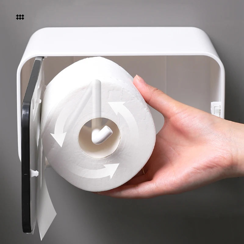 Wall-Mounted Tissue Box Dispenser