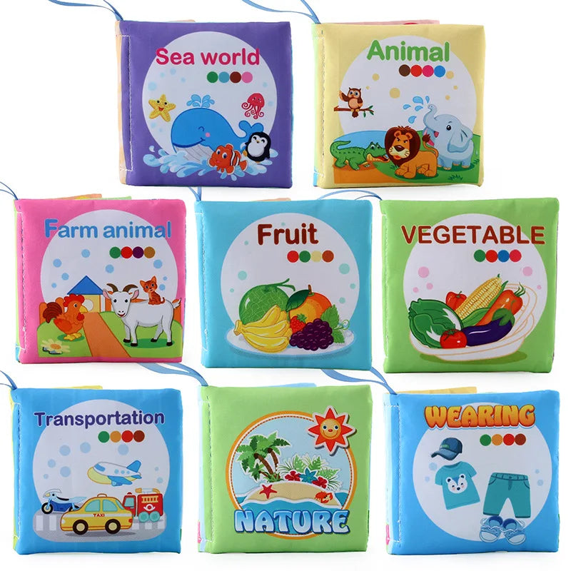 Montessori Soft Baby Cloth Book