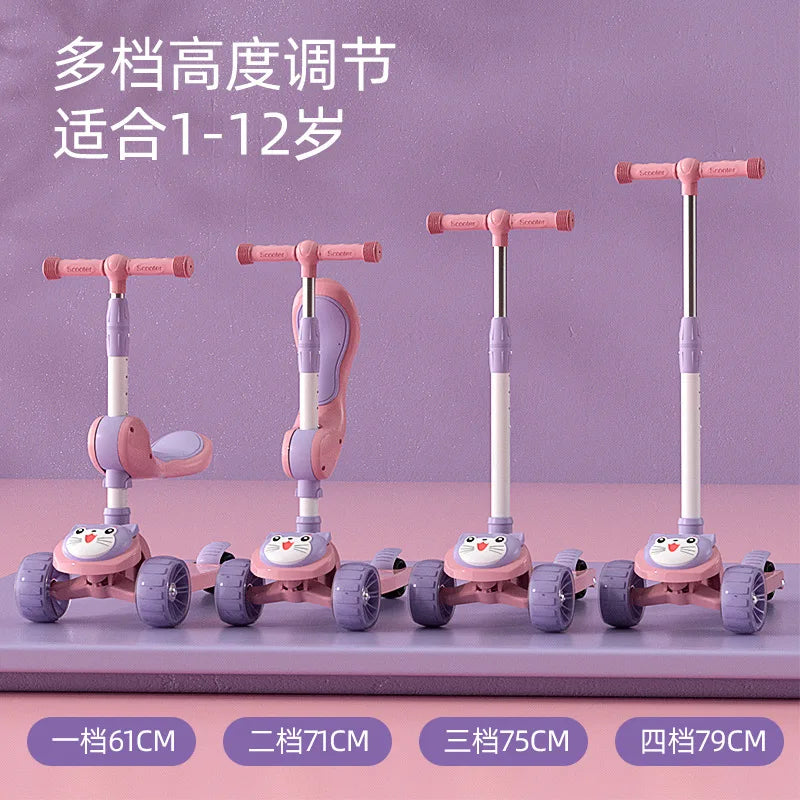 3-in-1 Music Light Scooter