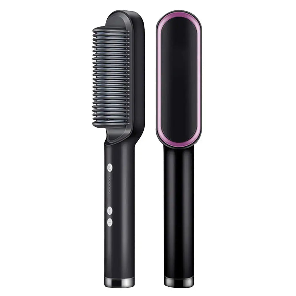 Electric Hair Brush Straightener