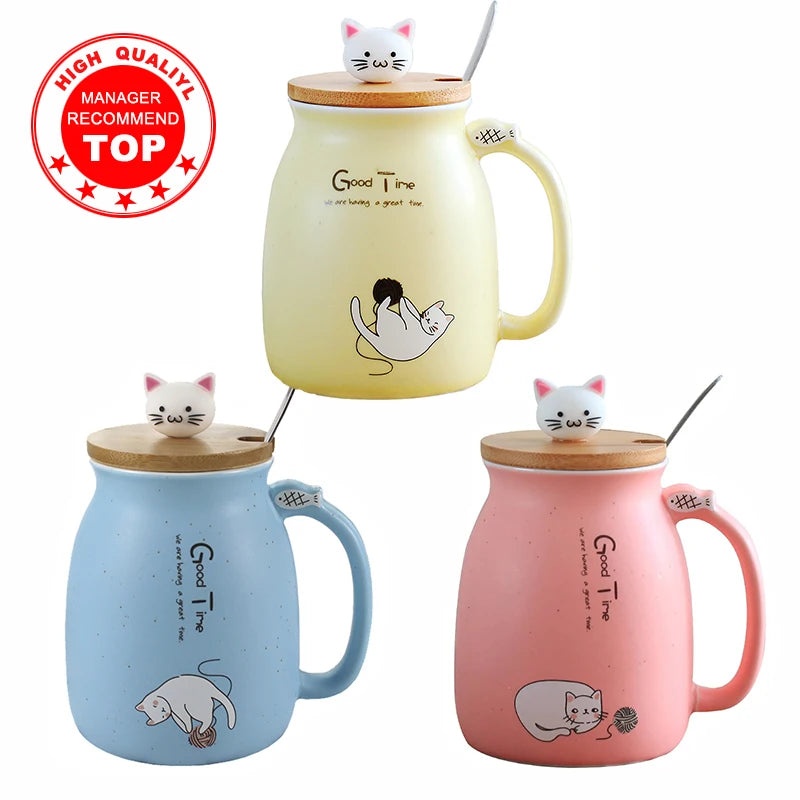 Creative Cat Heat-Resistant Mug