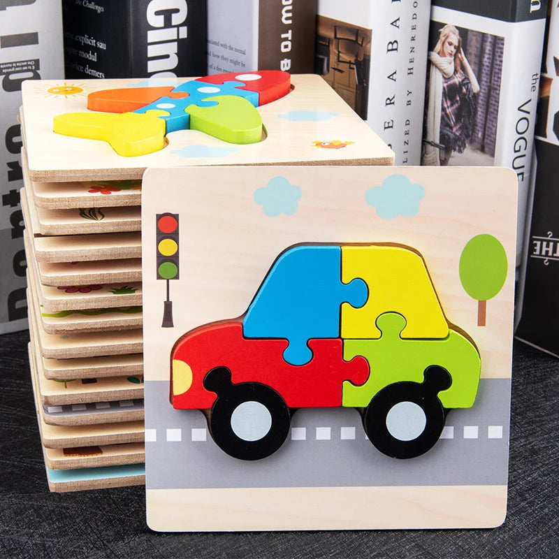 3D Wooden Animal Puzzle