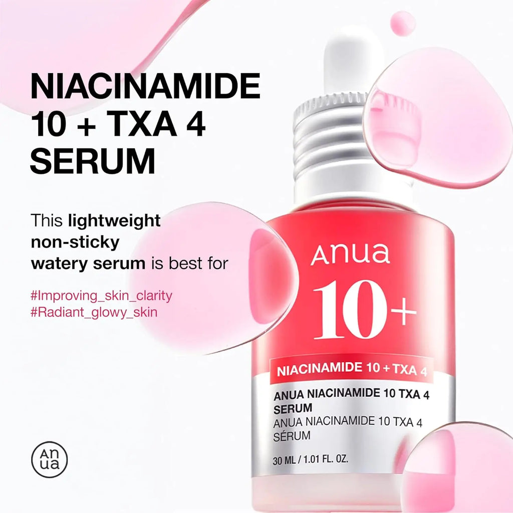 ANUA Dark Spot Correcting Serum with Niacinamide and TXA for radiant, balanced skin.