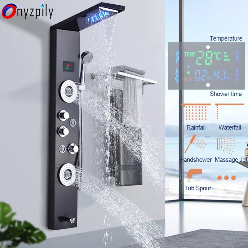 Luxe LED Spa Shower Panel