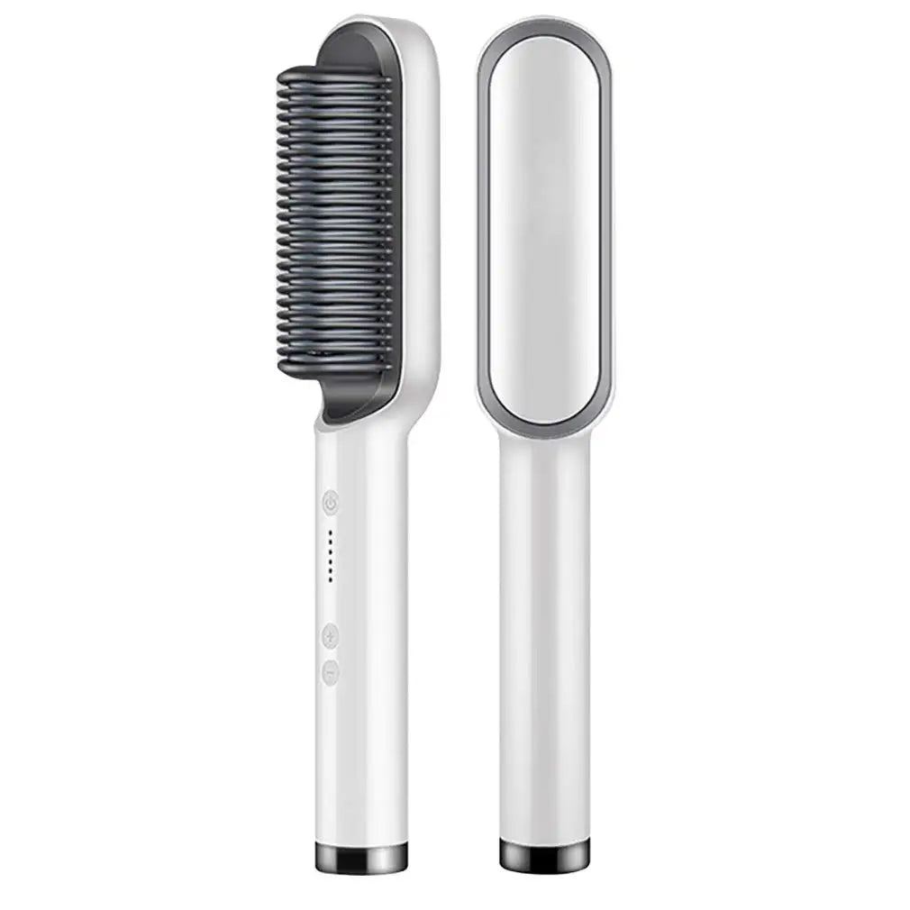 Electric Hair Brush Straightener