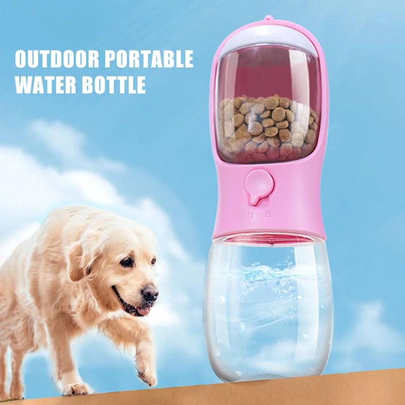 2-in-1 Pet Travel Bottle