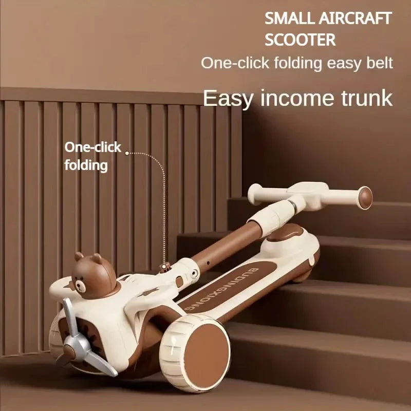 3-in-1 Kids Scooter with Handle