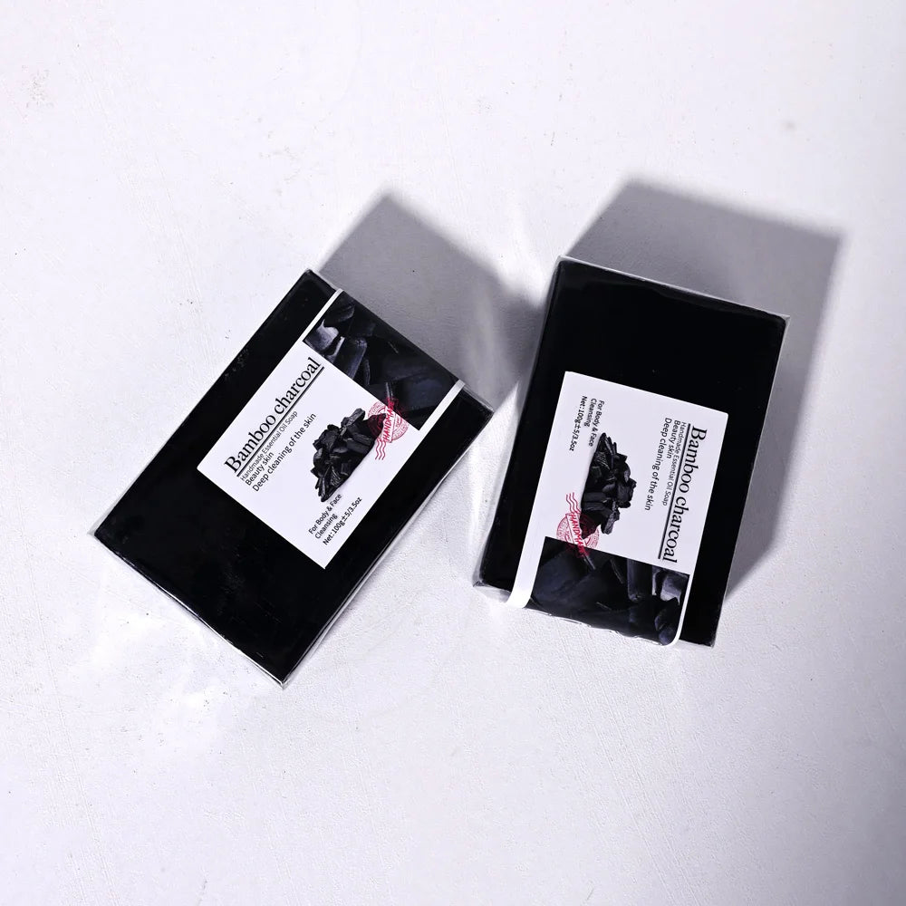 visuals of Bamboo Charcoal Soap