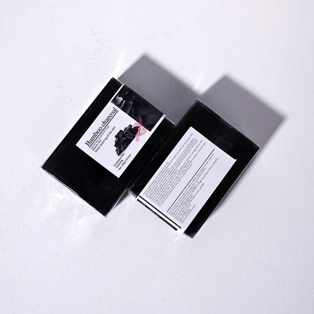 visuals of Bamboo Charcoal Soap