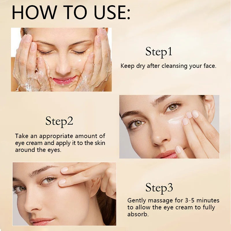 How to use Honey Eye Cream: cleansing, applying, and massaging for optimal results.