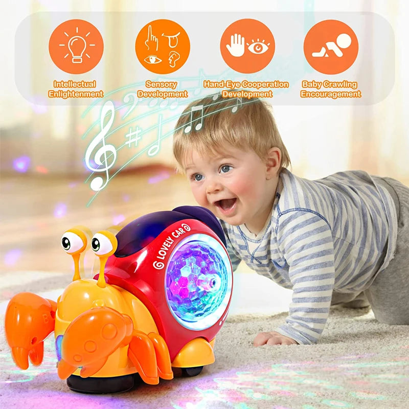 Dancing Crab Interactive Baby Toy