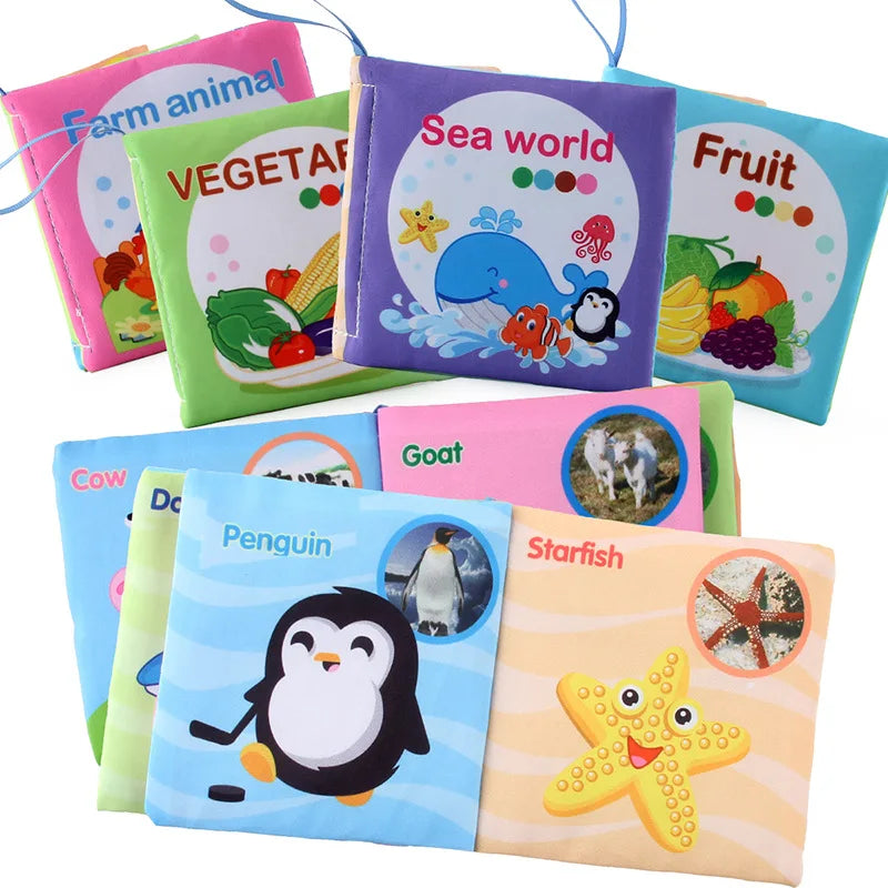 Montessori Soft Baby Cloth Book