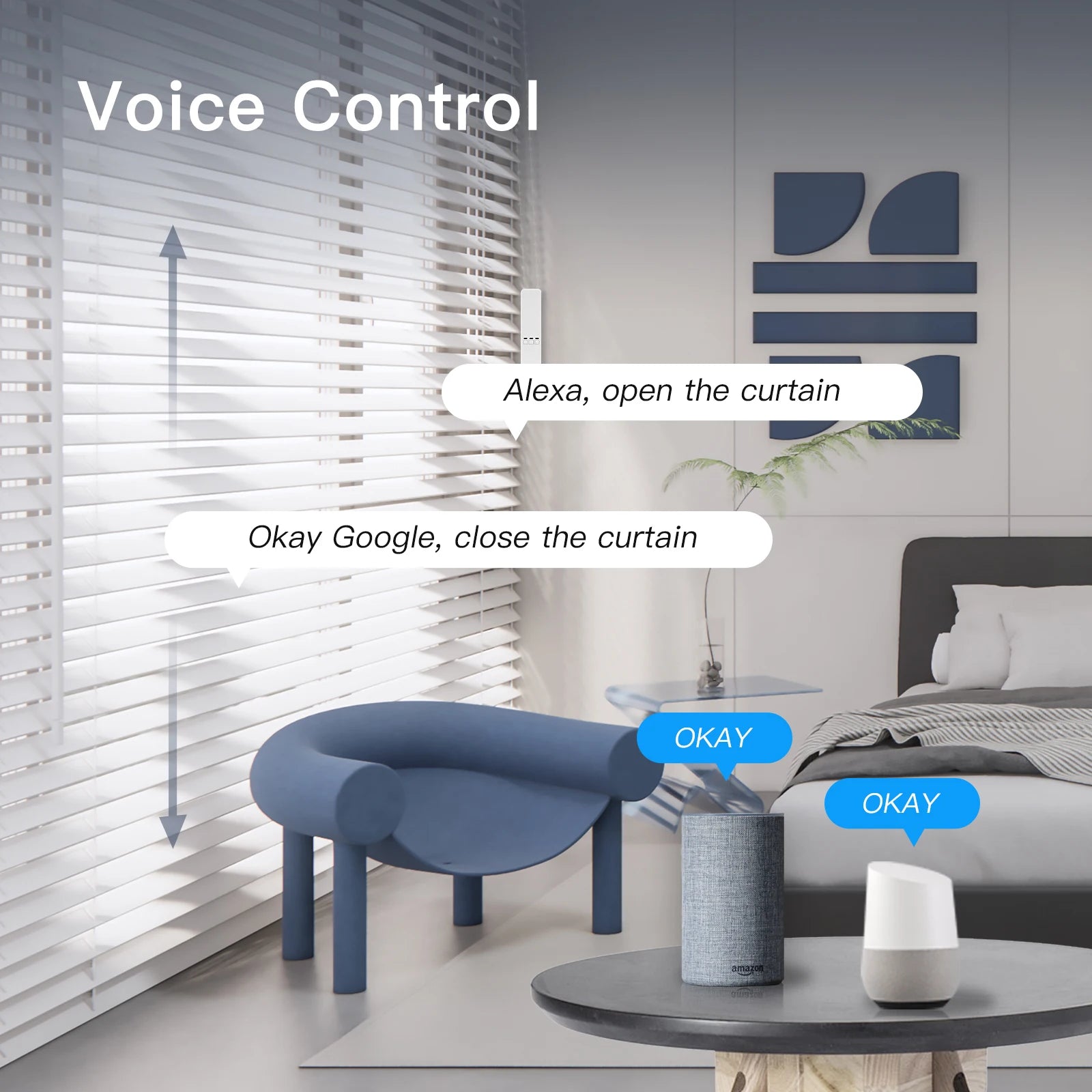 Smart WiFi Roller Blind Kit