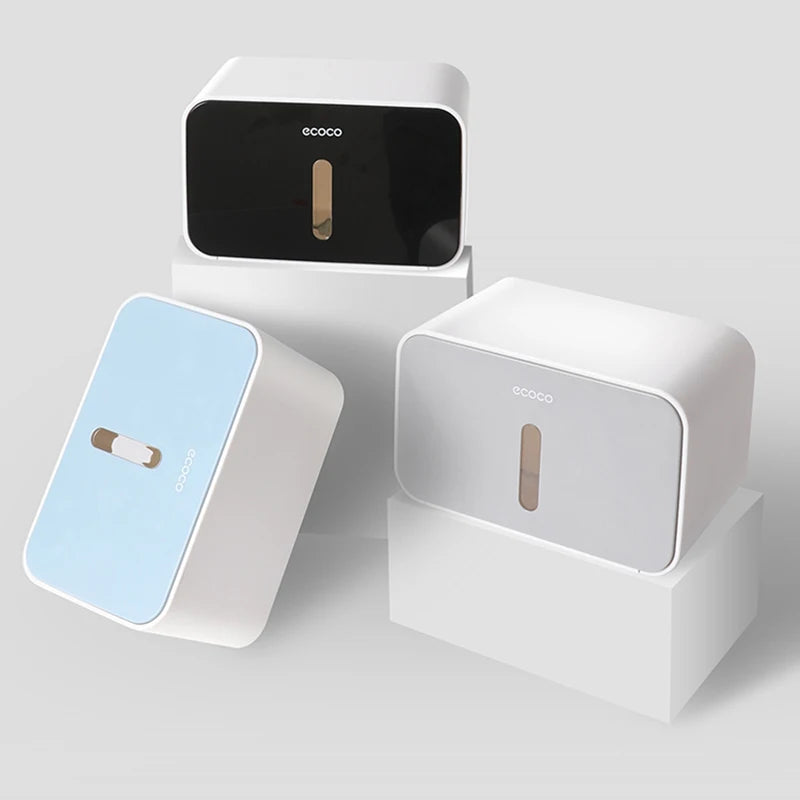 Wall-Mounted Tissue Box Dispenser