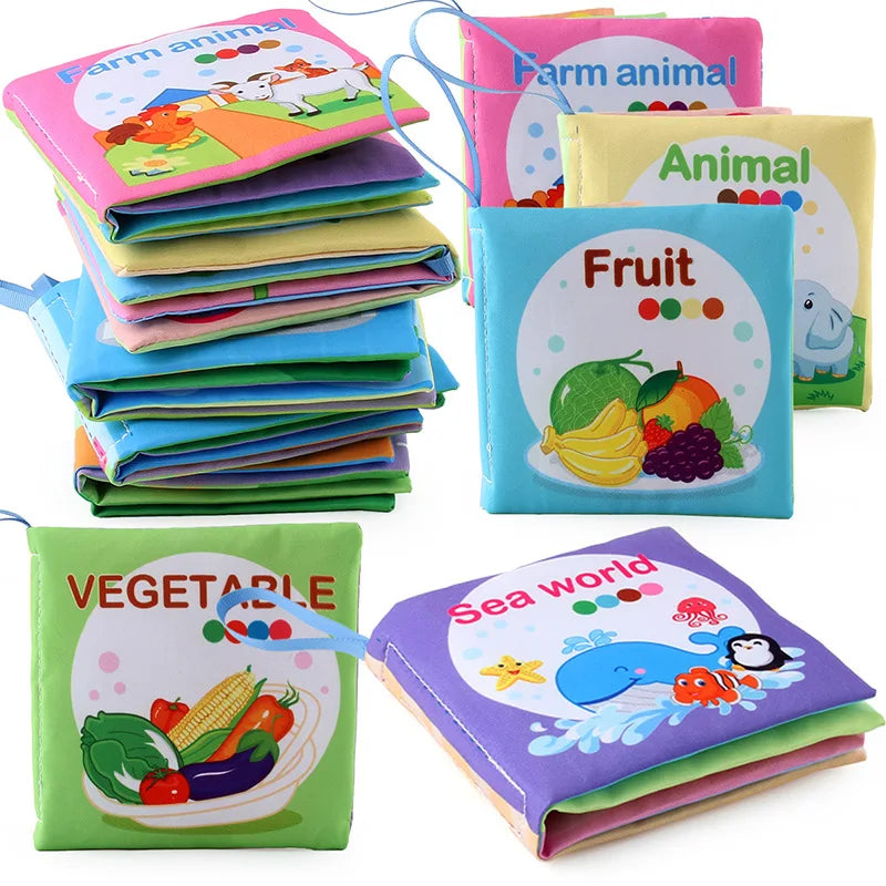 Montessori Soft Baby Cloth Book