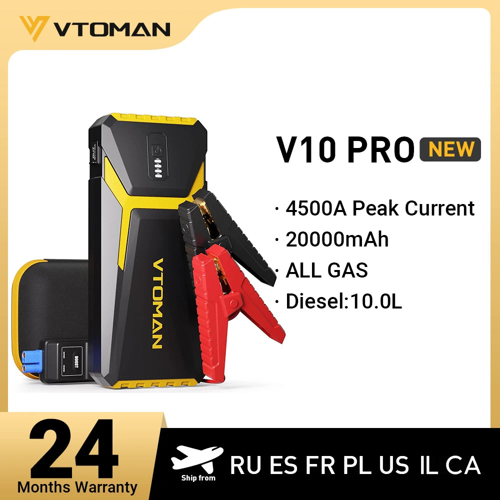 VTOMAN 20000mAh Jump Starter