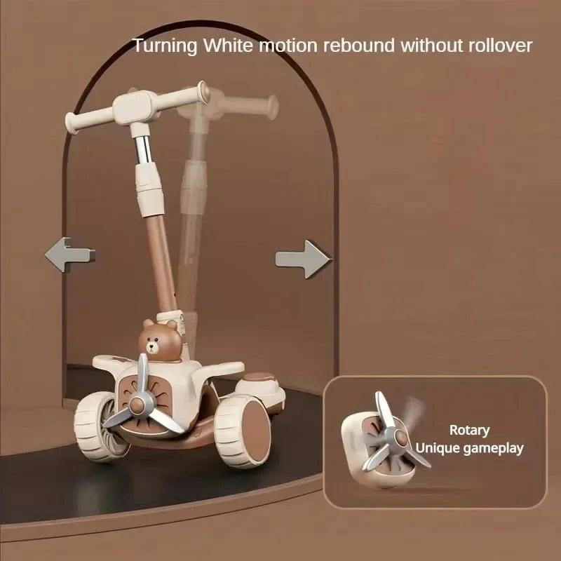 3-in-1 Kids Scooter with Handle